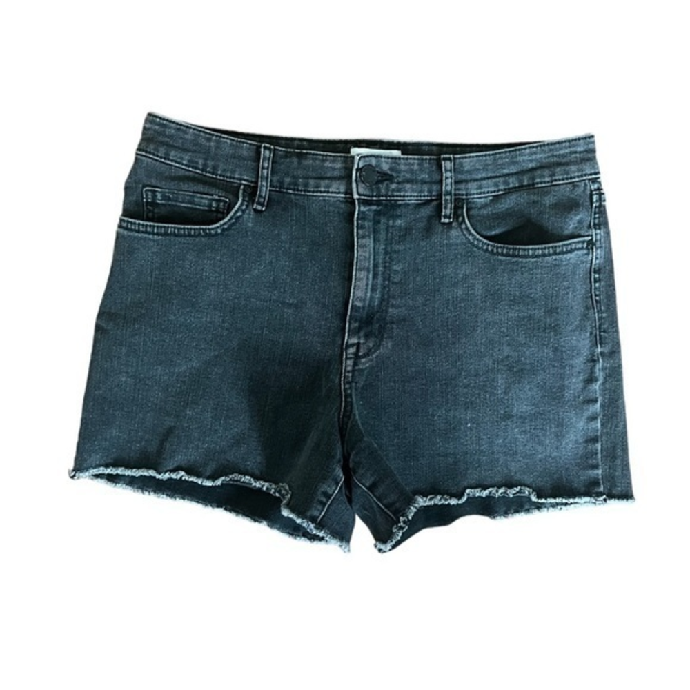 William Rast Black Highrise Jean Shorts‎ size 31